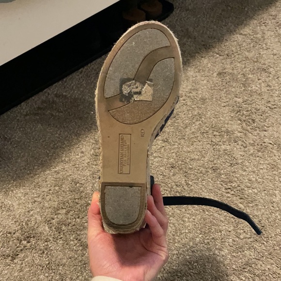 Christian Siriano Wedges, Size 9, Denim - Picture 5 of 5